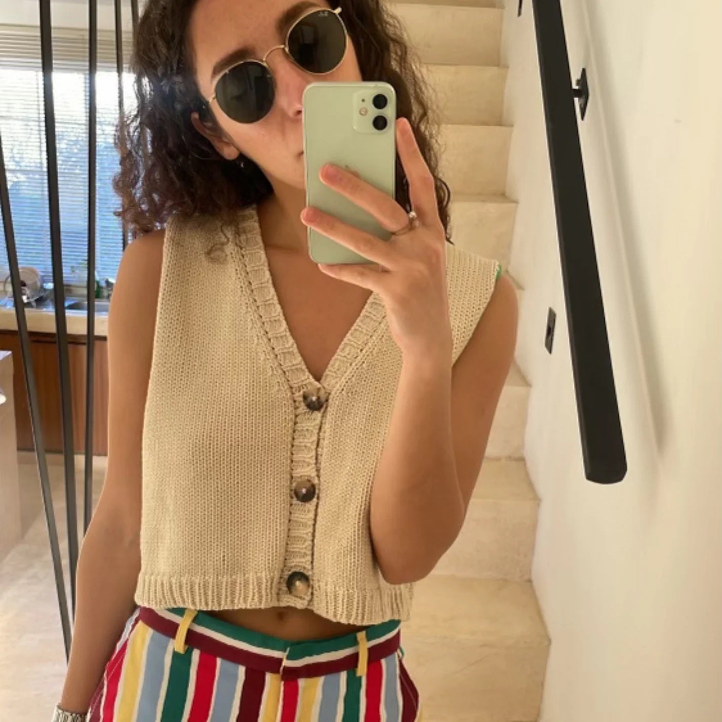 Givéh Vesty Vest - Cream