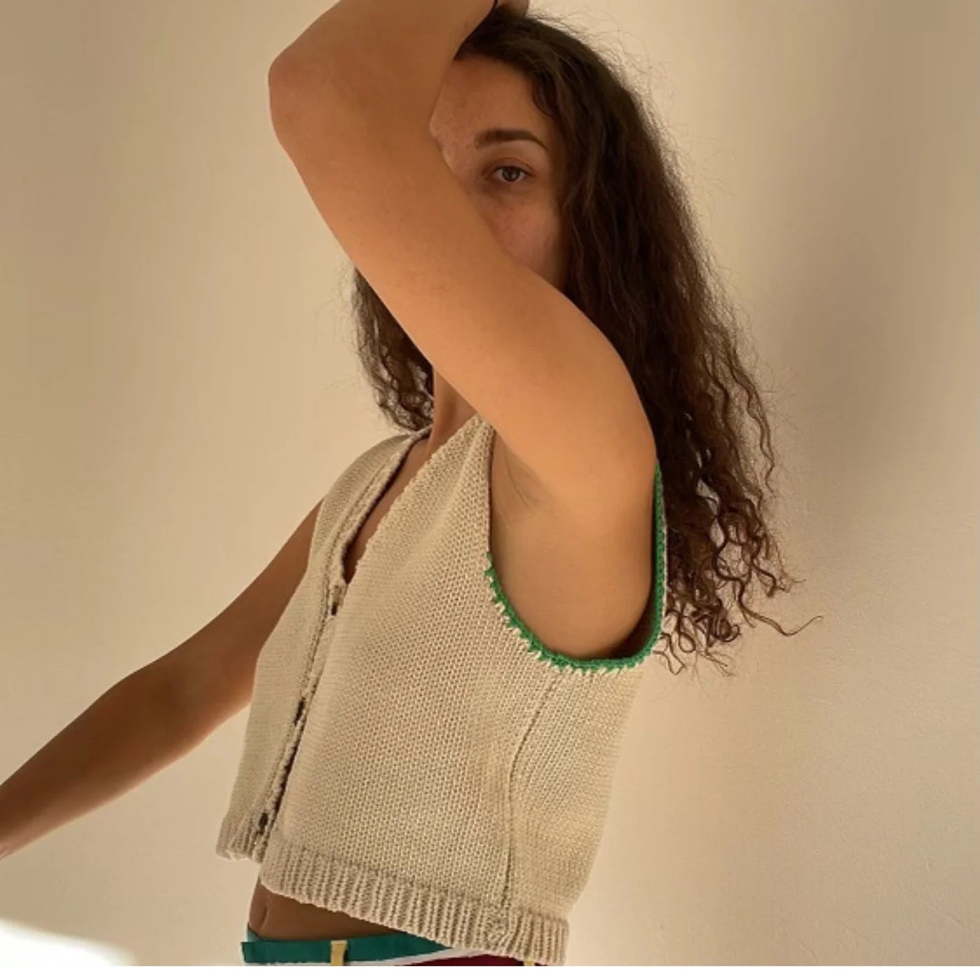 Givéh Vesty Vest - Cream