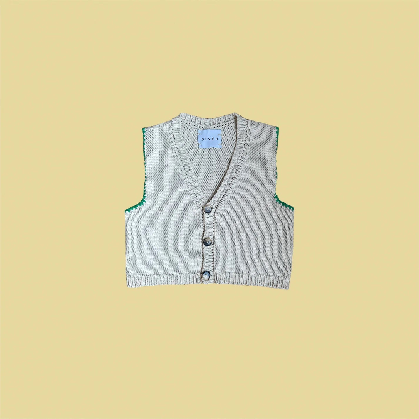 Givéh Vesty Vest - Cream