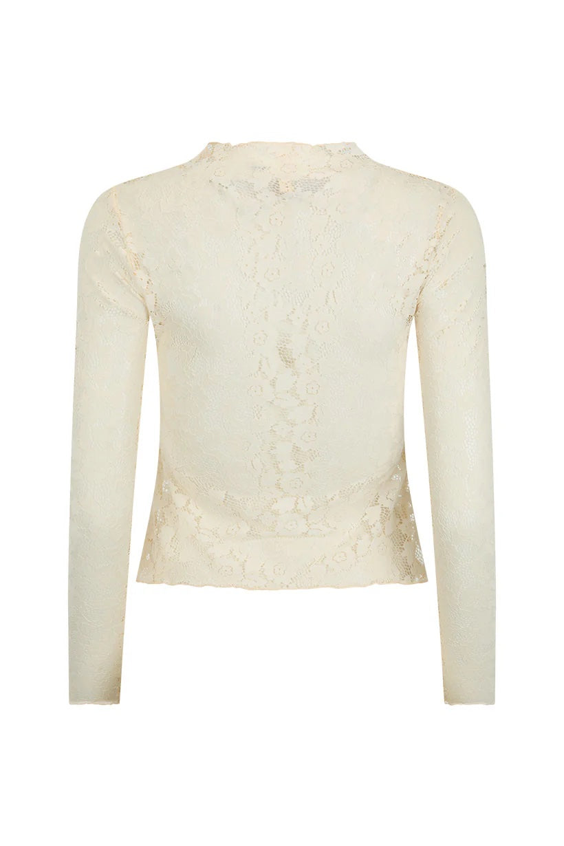 Spell Juliette Lace Top - Vintage Cream