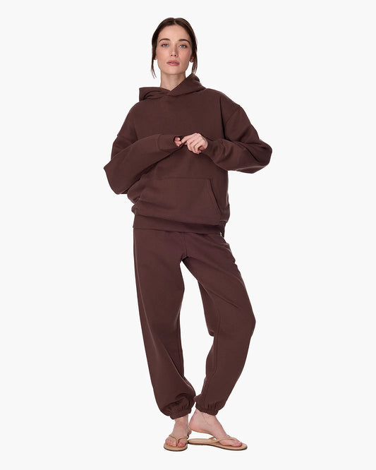 TKEES Pullover Hoodie - Dark Chocolate