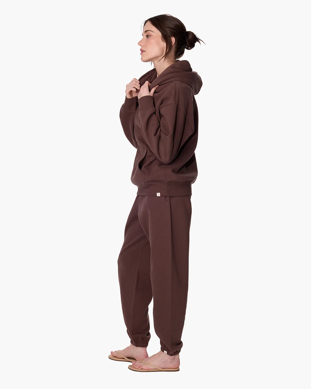 TKEES Pullover Hoodie - Dark Chocolate