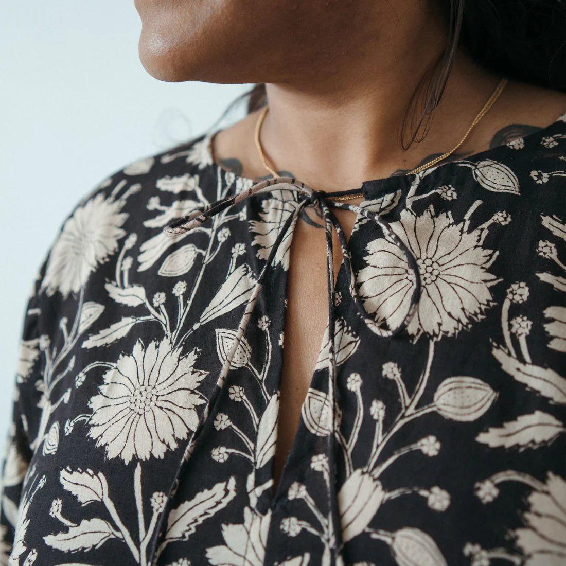 Mira Mini Dress - Night Flower