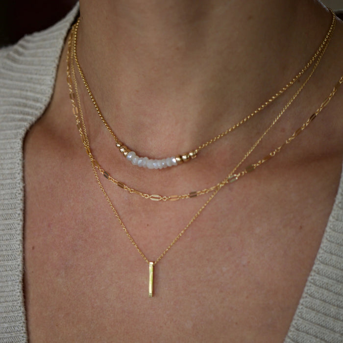 LOLO Gemma Chain Necklace - Gold