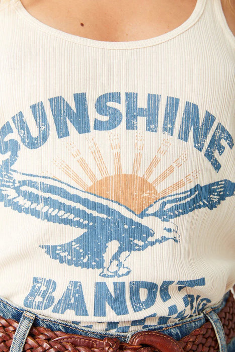 Sunshine Bandit Singlet - Cream