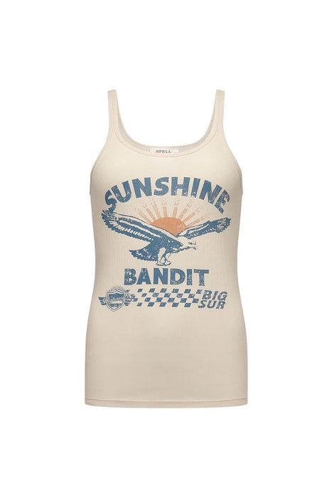 Sunshine Bandit Singlet - Cream