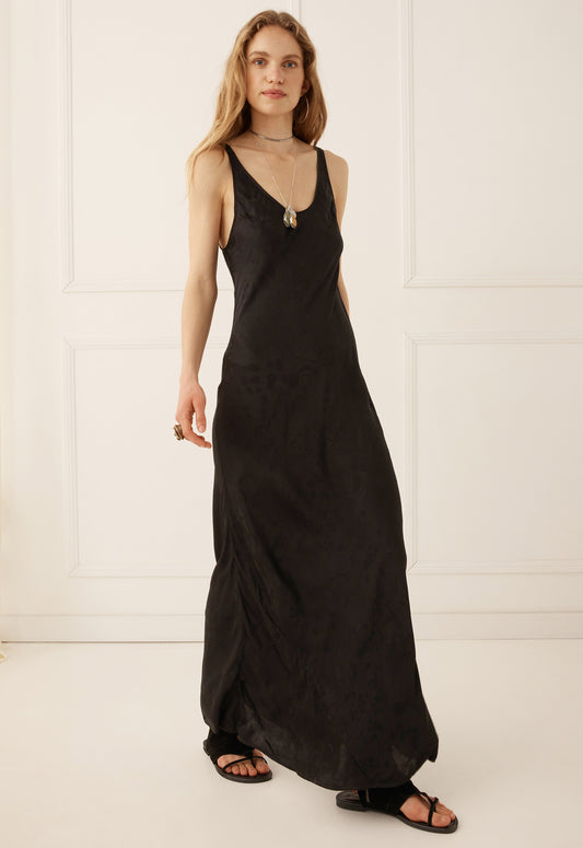 Spell Icon Bias Dress - Midnight