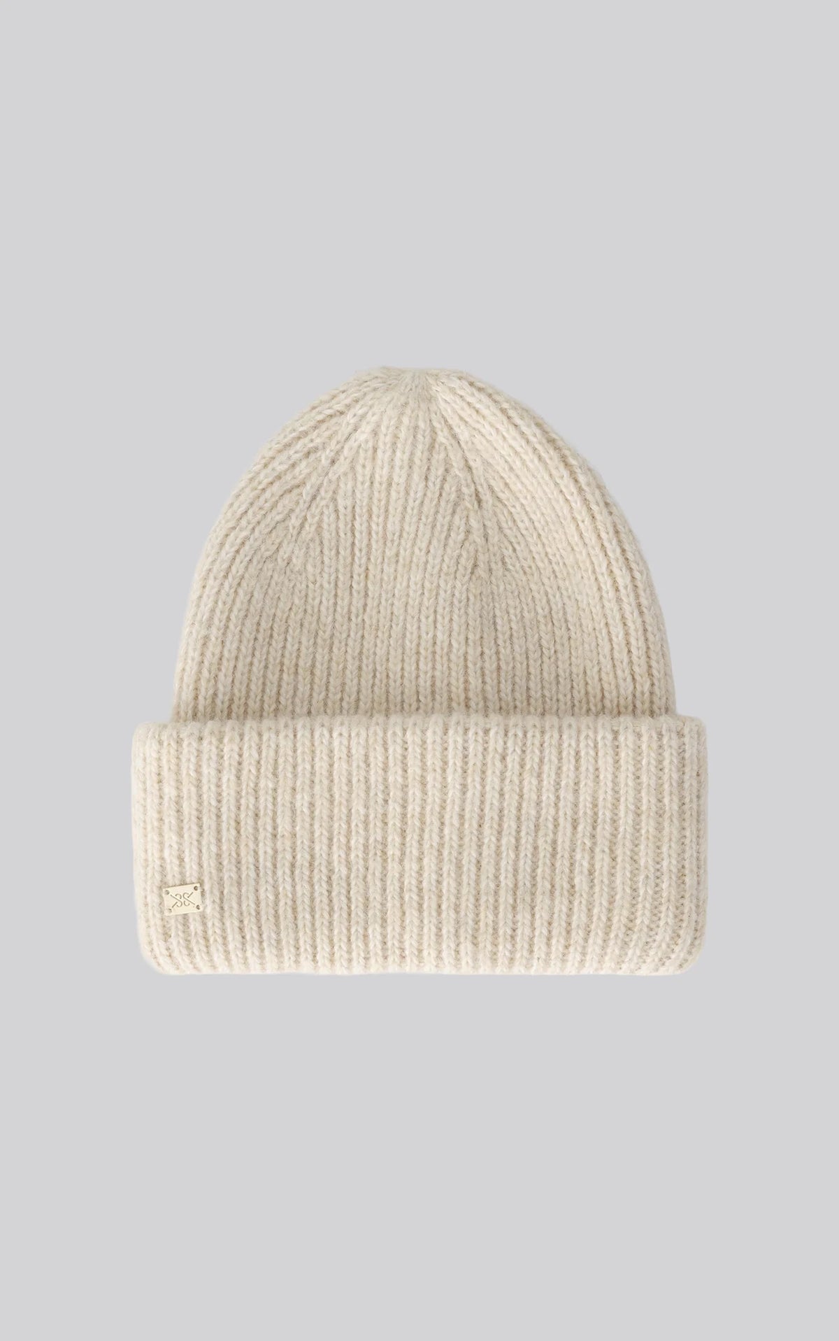 Soia & Kyo Jaya Wool Blend Rib Knit Toque - Almond Mist