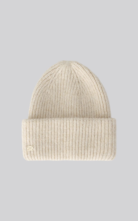 Soia & Kyo Jaya Wool Blend Rib Knit Toque - Almond Mist