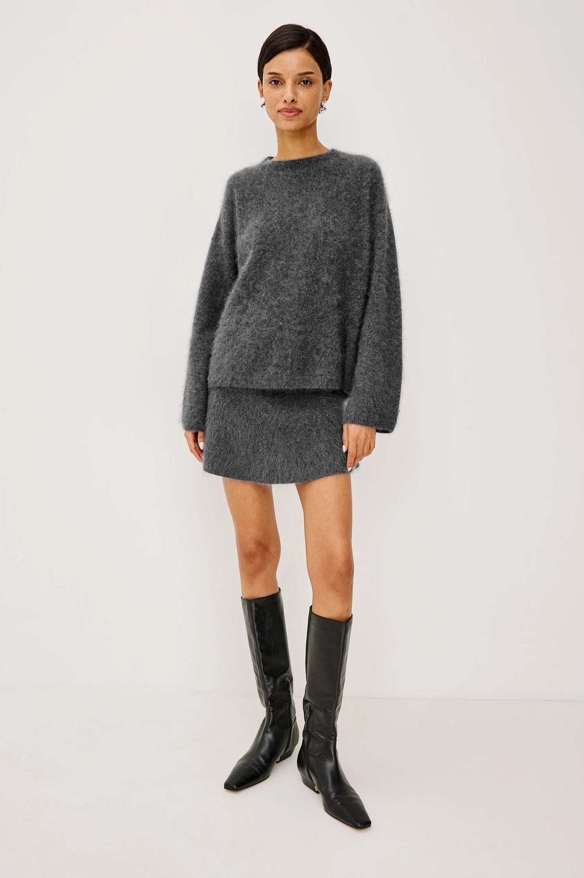 Rails Joel Sweater - Charcoal