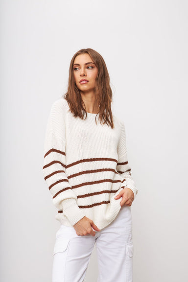 Line the Label Claudette Sweater - French Vanilla