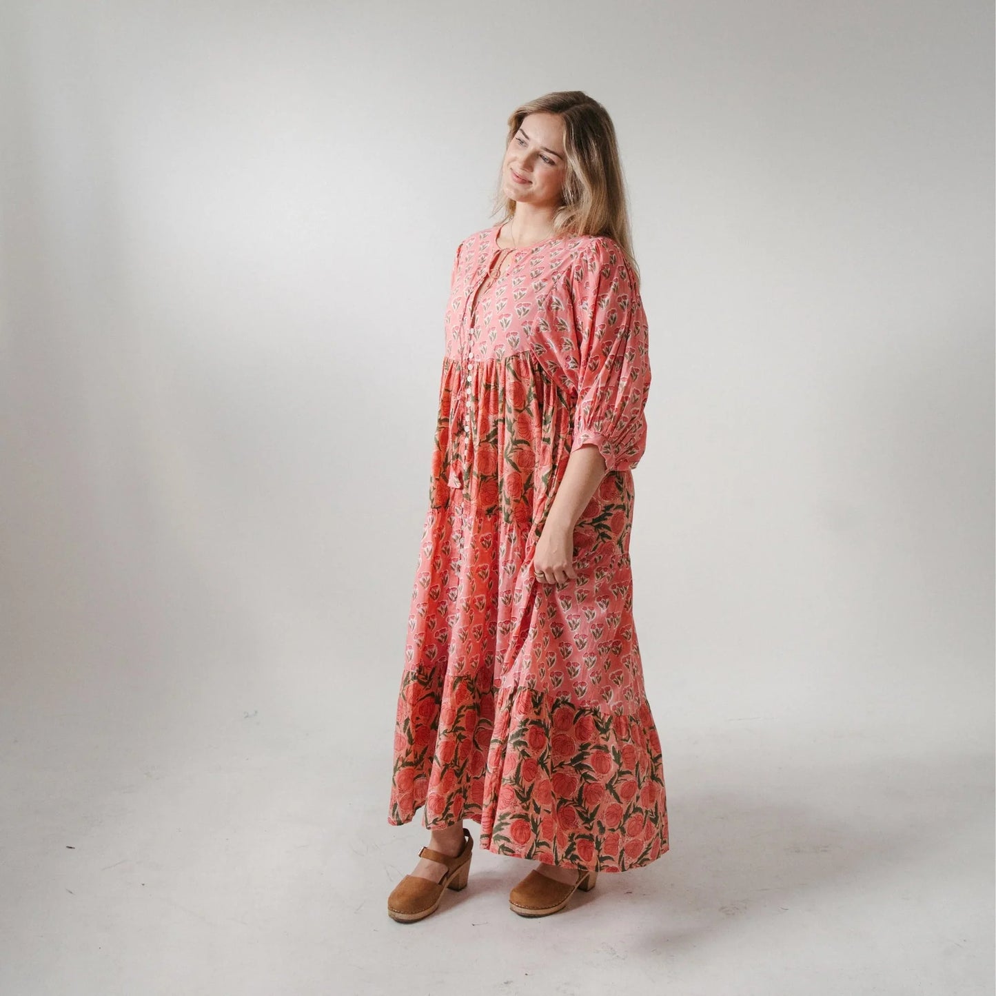 Lilah Maxi Dress - Kamala Pink