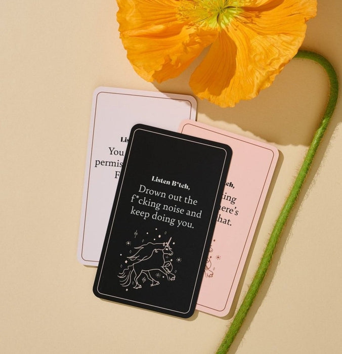 Listen B*tch Affirmation Cards