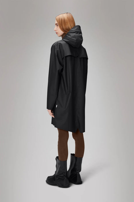 RAINS Long Jacket - Black