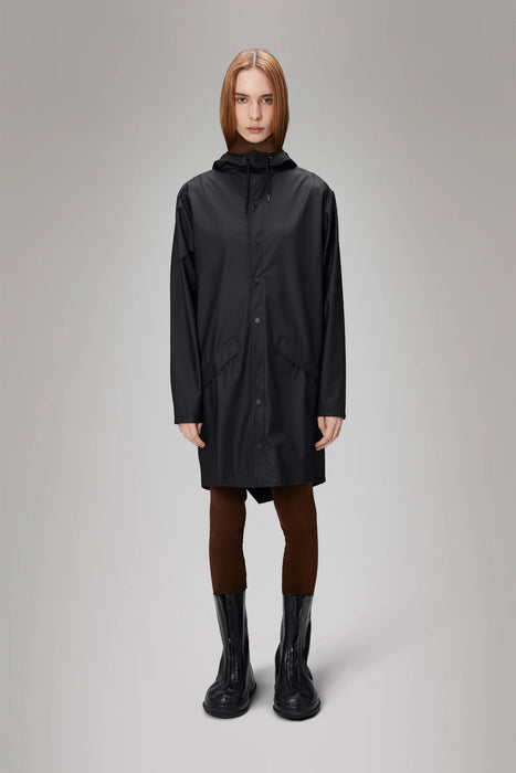 RAINS Long Jacket - Black