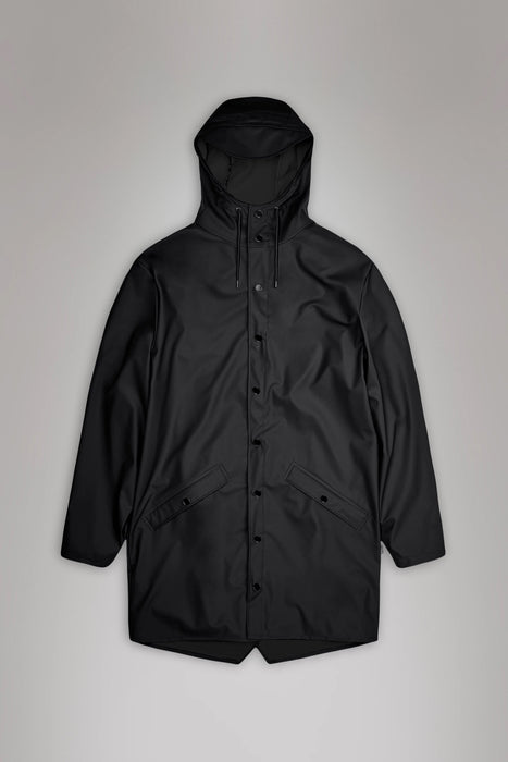 RAINS Long Jacket - Black