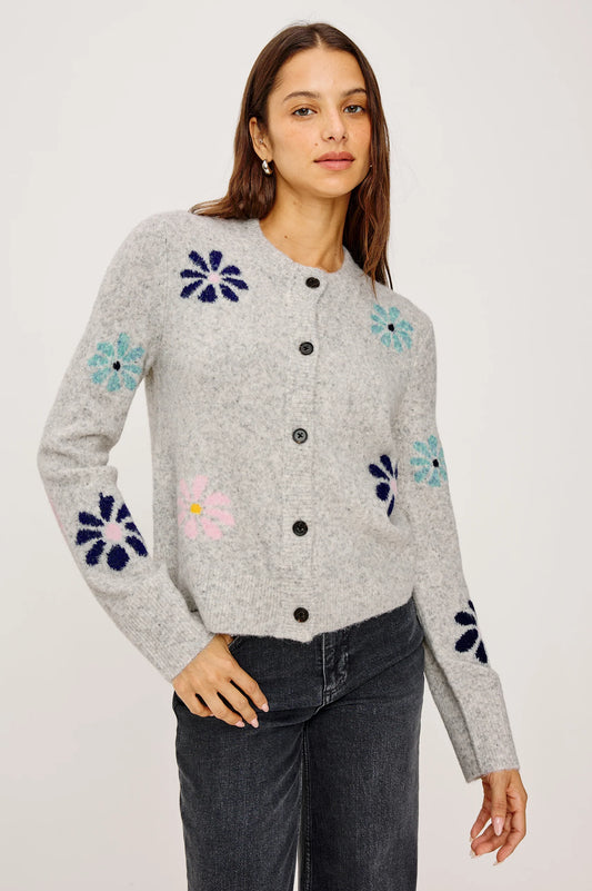 Rails Millie Cardigan - Grey Multi