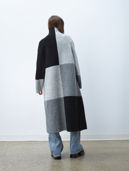 Line Jetta Sweater Coat - Cement Block