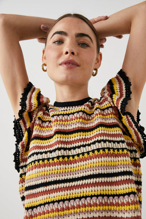 Rails Opal Top - Sonoran Stripe