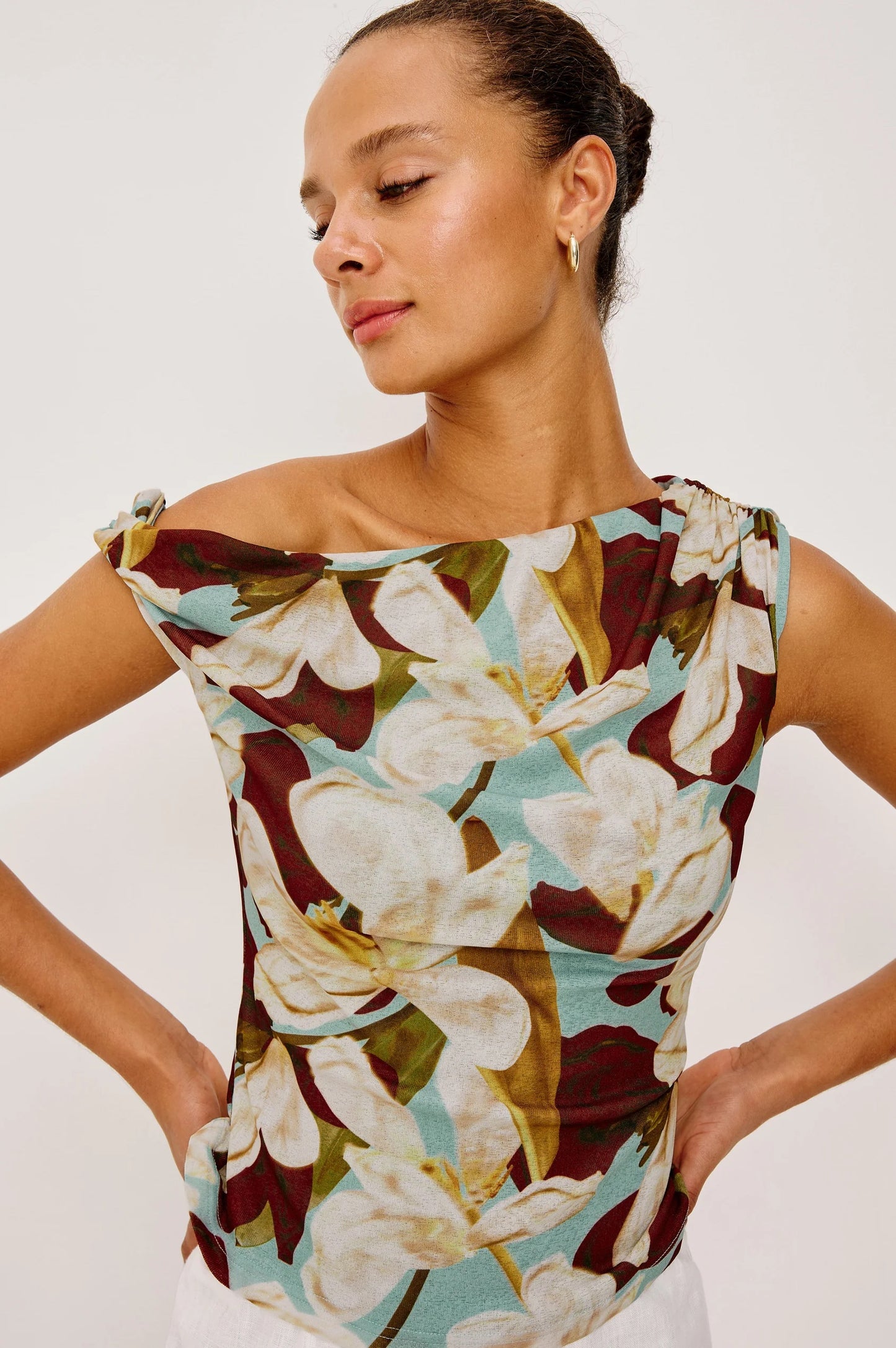 Rails Orelia Top - Plumeria