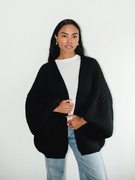 One Wednesday Cozy Wrap - Black