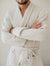 Waffle Knit Robe - White