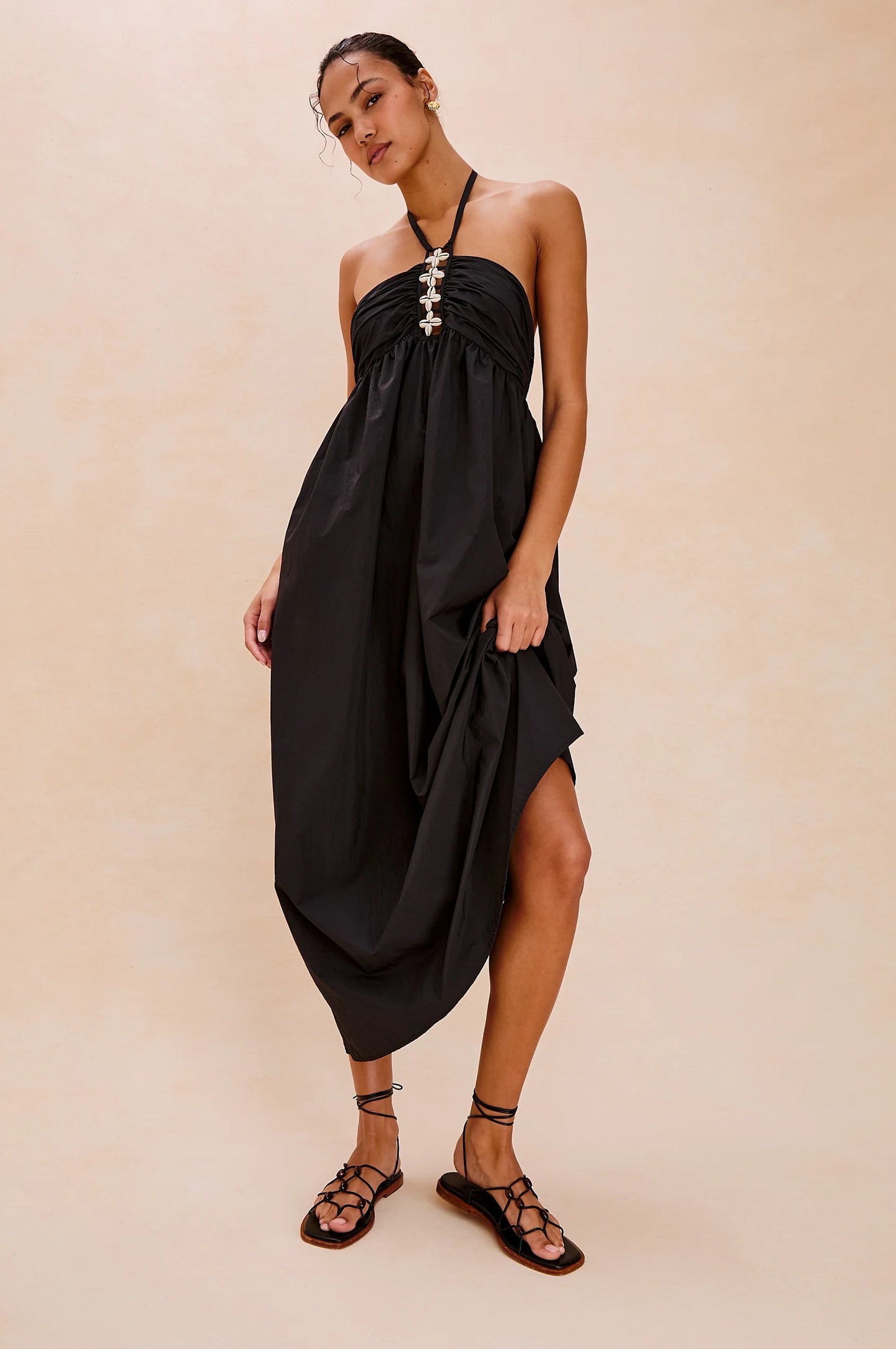 Palazzo Dress - Black is