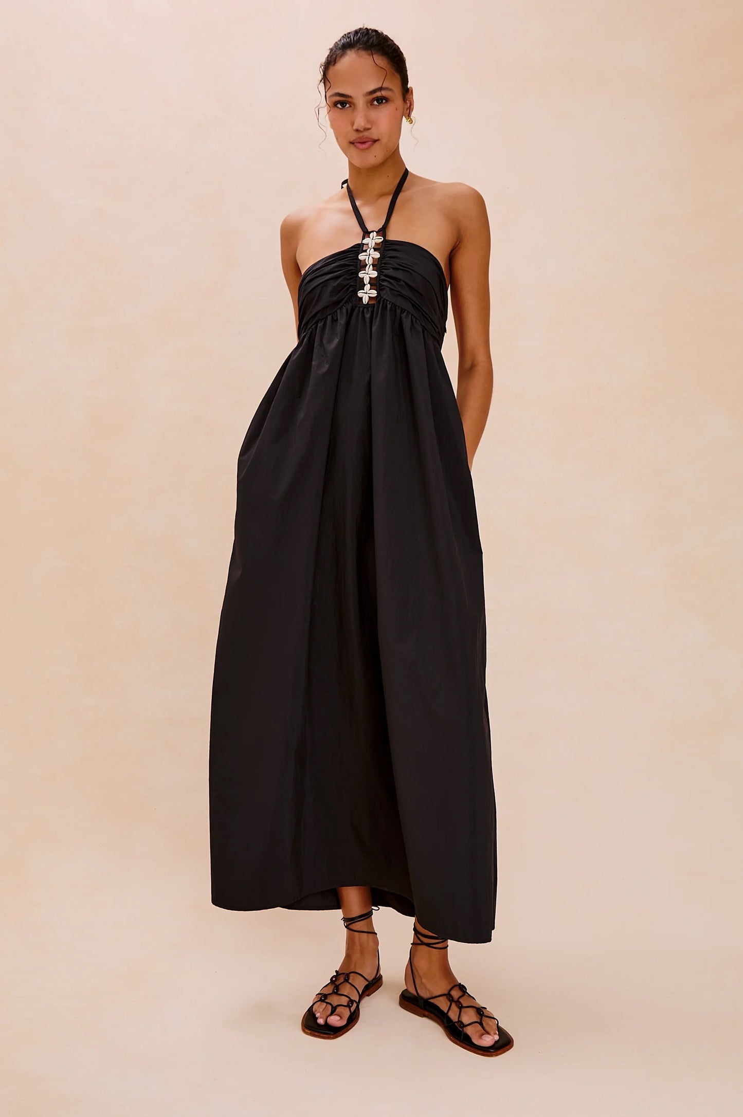Palazzo Dress - Black is
