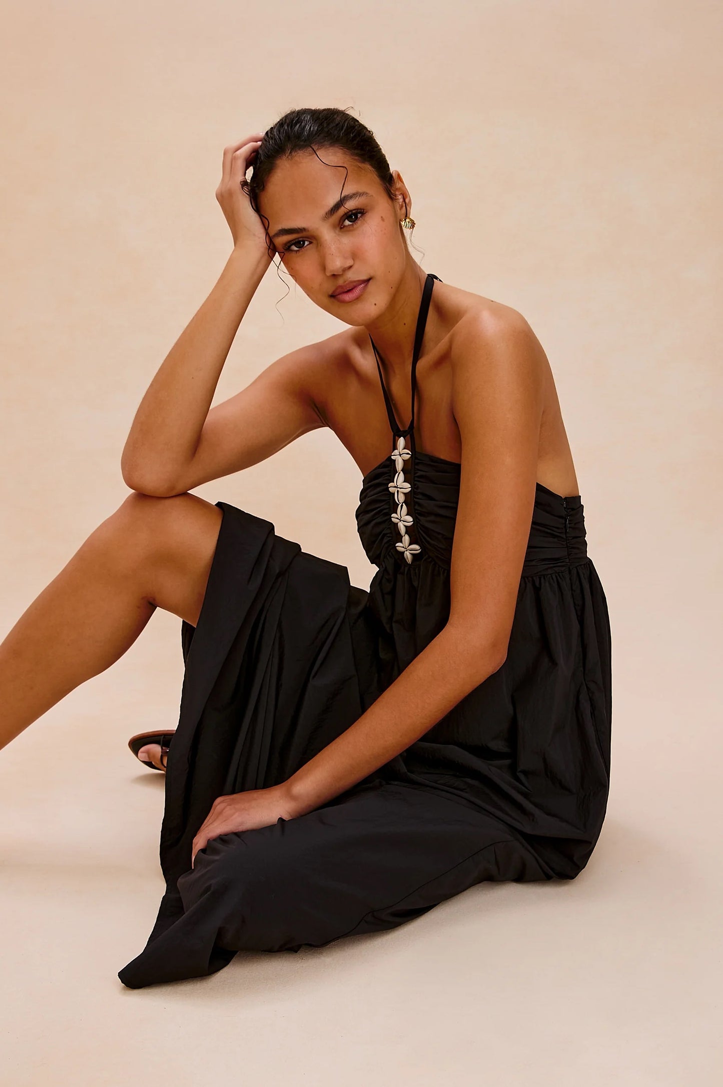 Palazzo Dress - Black is