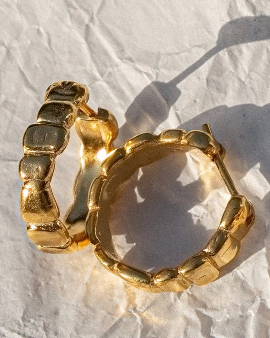 Rauw. Pebble Hoops - Large