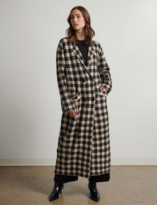 Line the Label Palmer Sweater Coat - Porcelain Tile