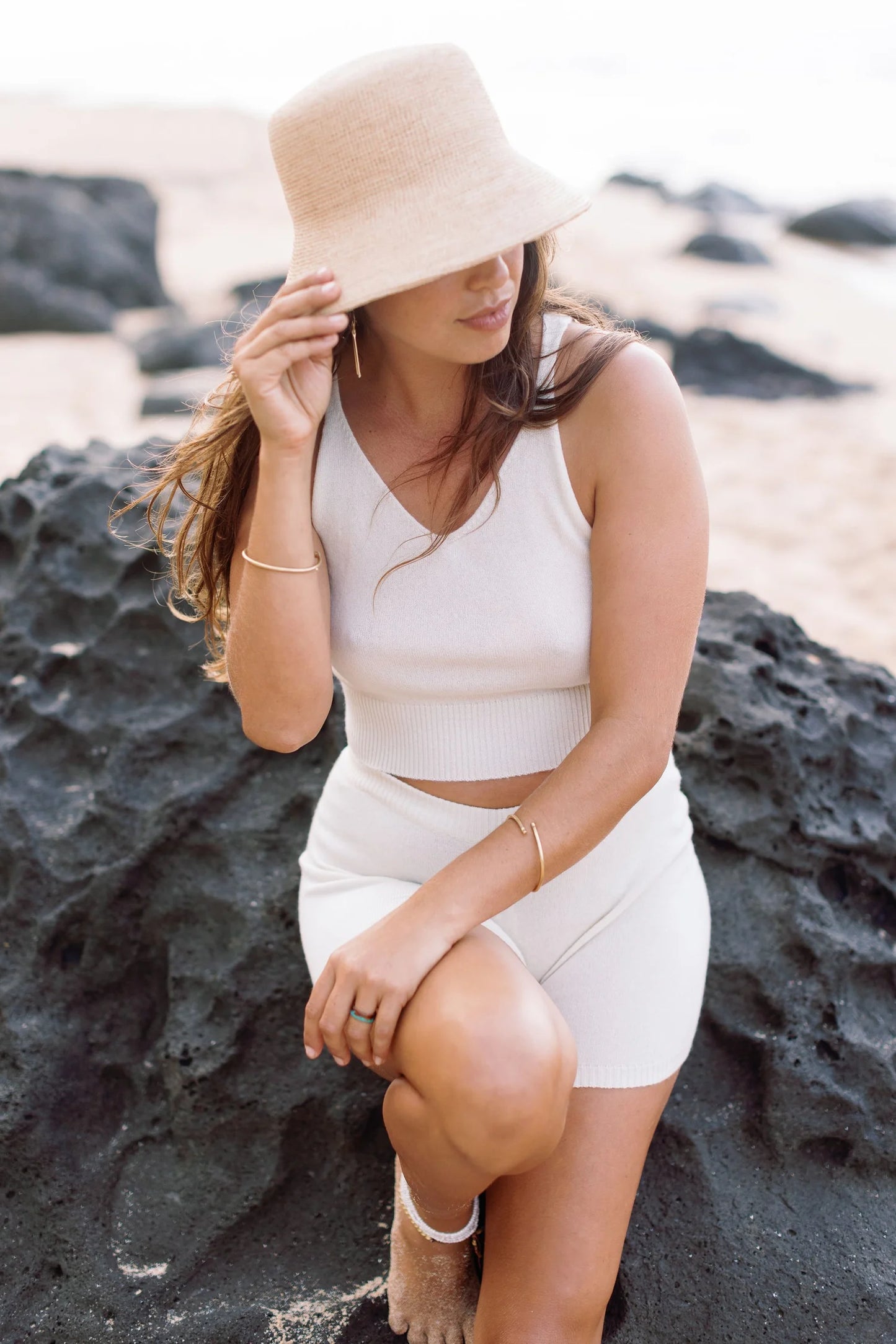 Palu Pacifica Cashmere Hot Pant - Natural