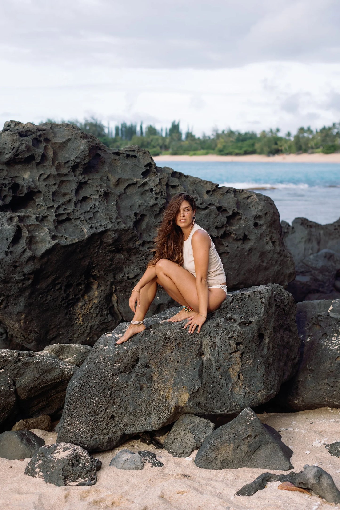 Palu Pacifica Haena Vest - Cream