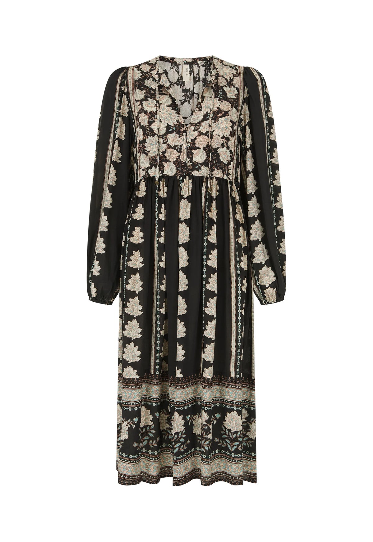 Spell Petalwood Boho Midi Dress - Nightfall