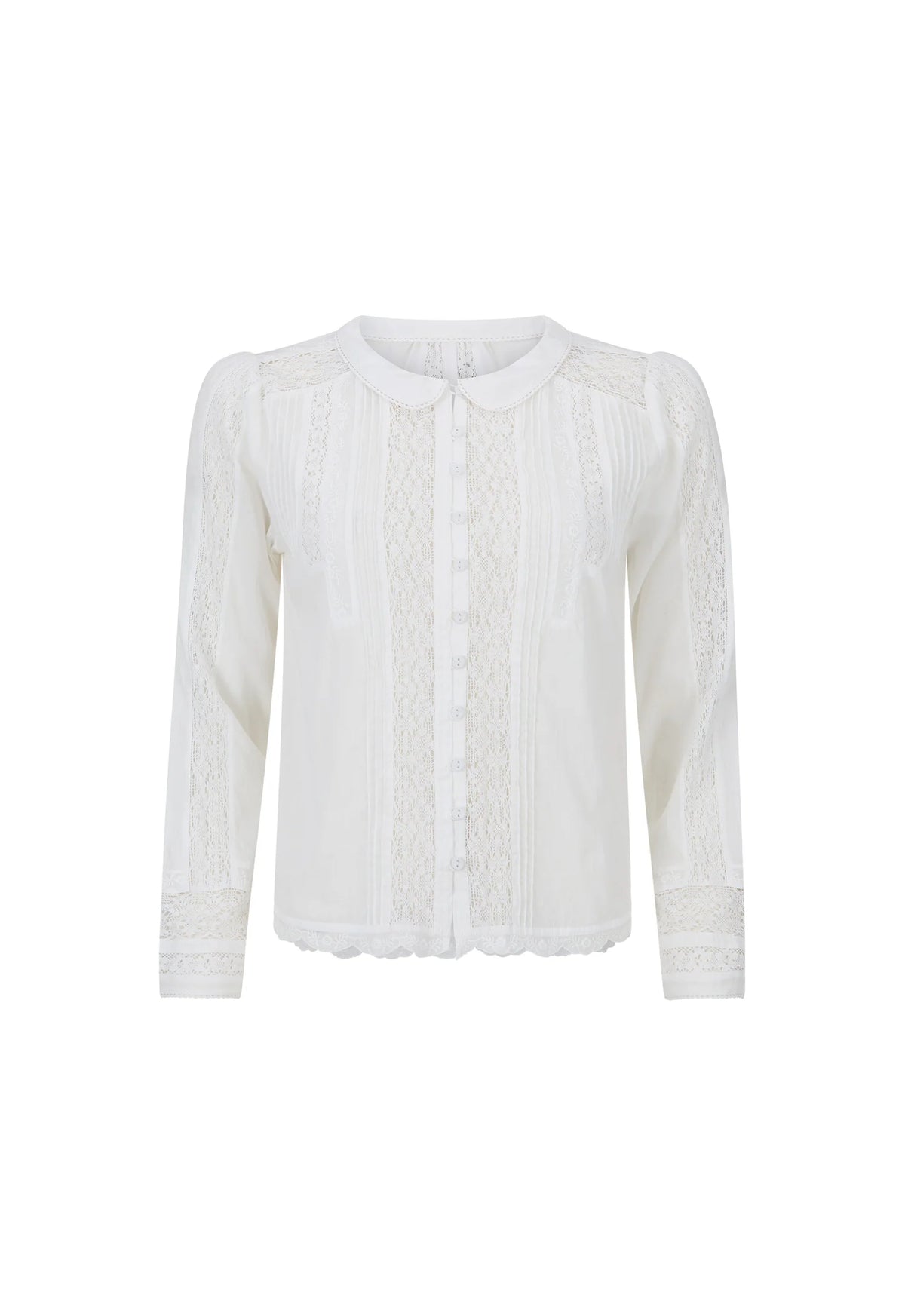 Spell Prairie Long Sleeve Blouse - Antique White