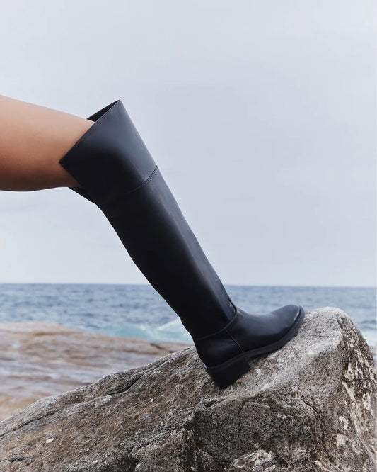 Quispe Over The Knee Boots - Black