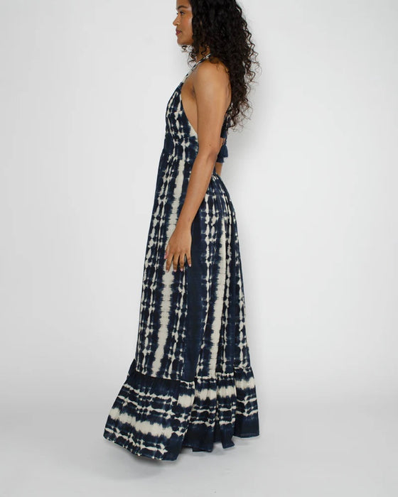 Shaleen Dress - Tie Dye & Marine