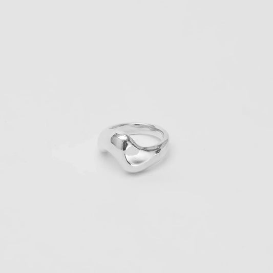 Wolf Circus Bean Ring - Silver