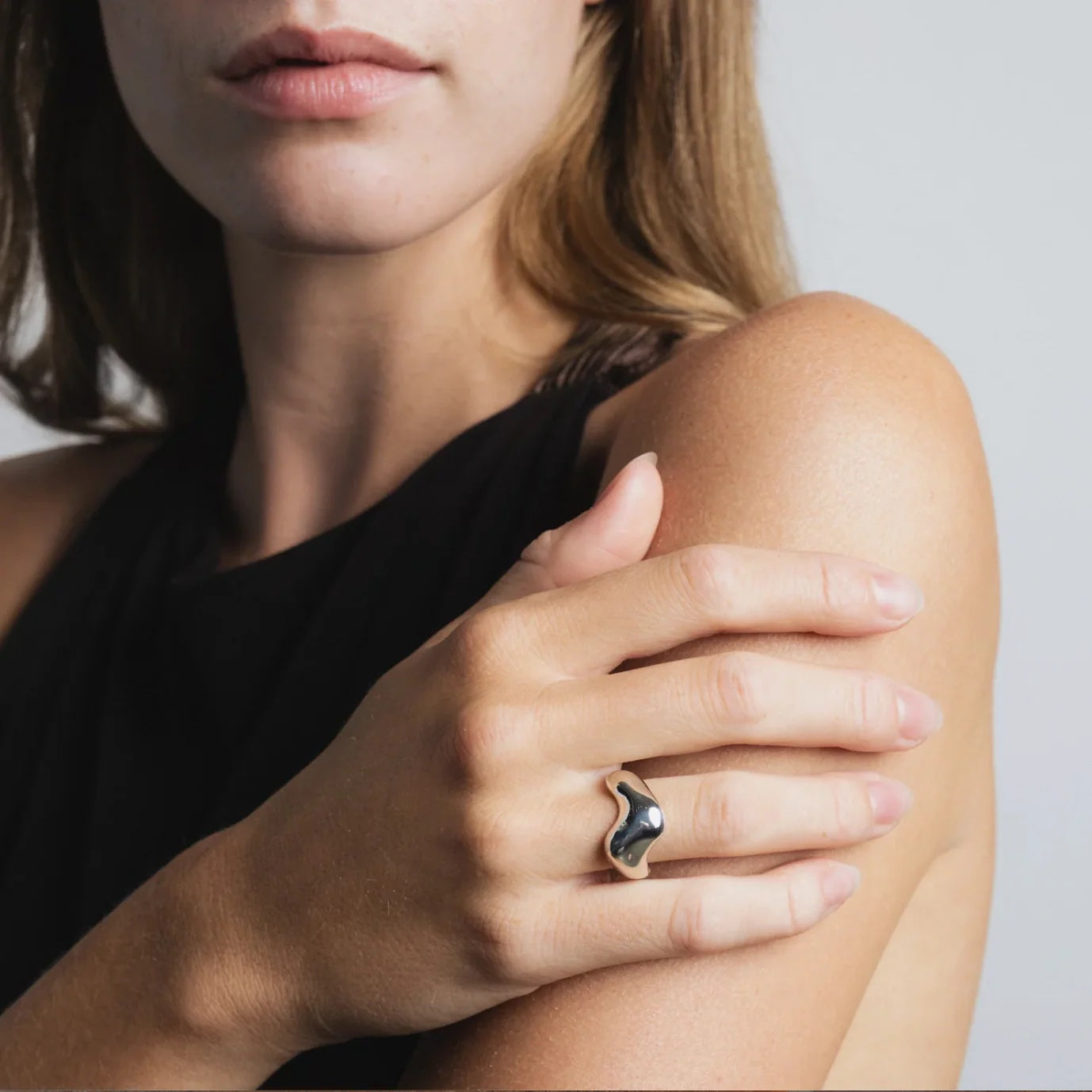 Wolf Circus Bean Ring - Silver