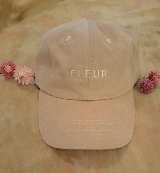 SeaDog Designs Organic Cotton Cap in Blush  - Fleur