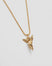 Wolf Circus Cherub Necklace - Gold