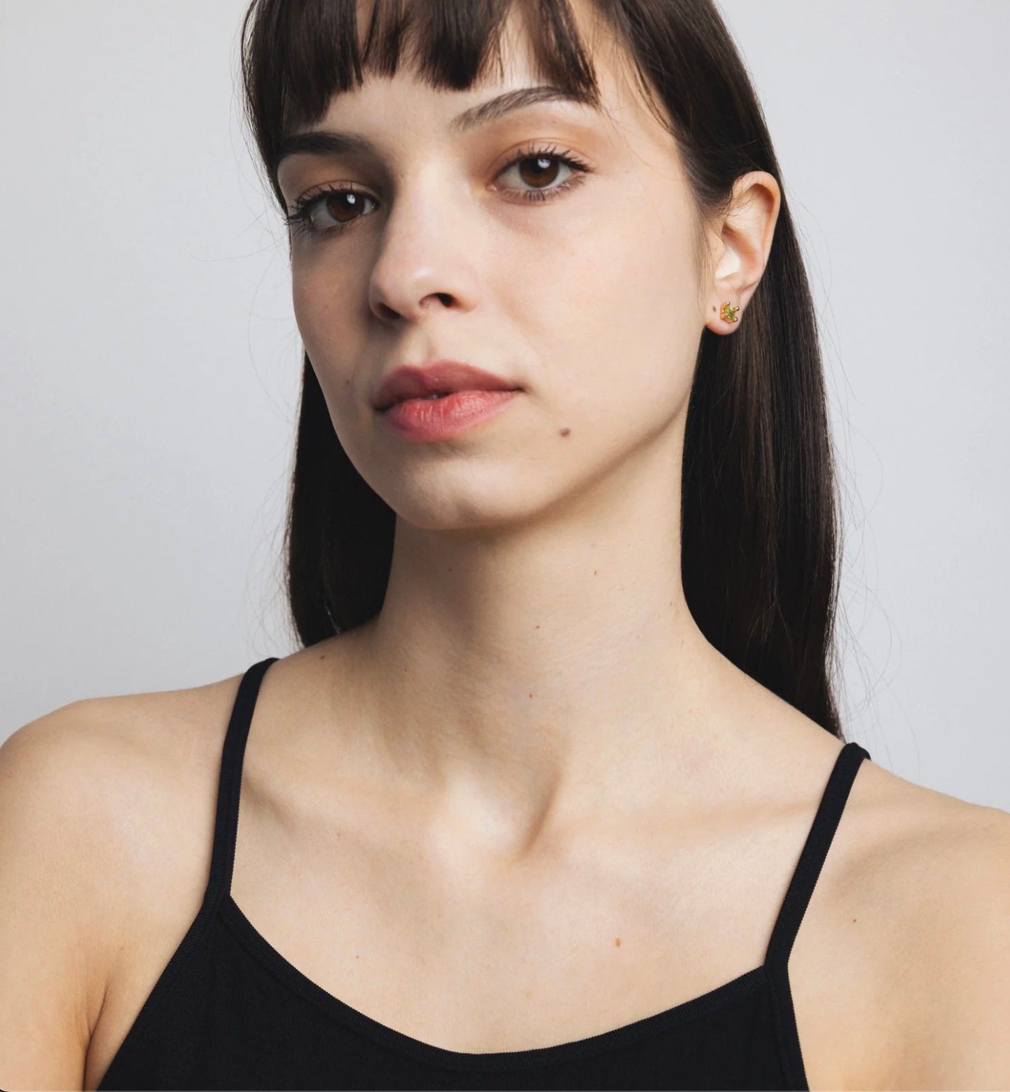 Wolf Circus Josie Studs - Green Peridot and Gold