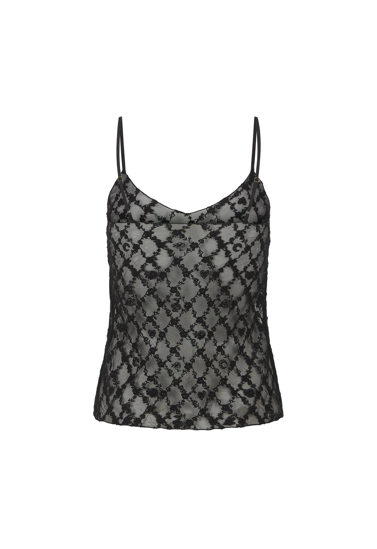 Spell Serpent Lace Cami - Noir