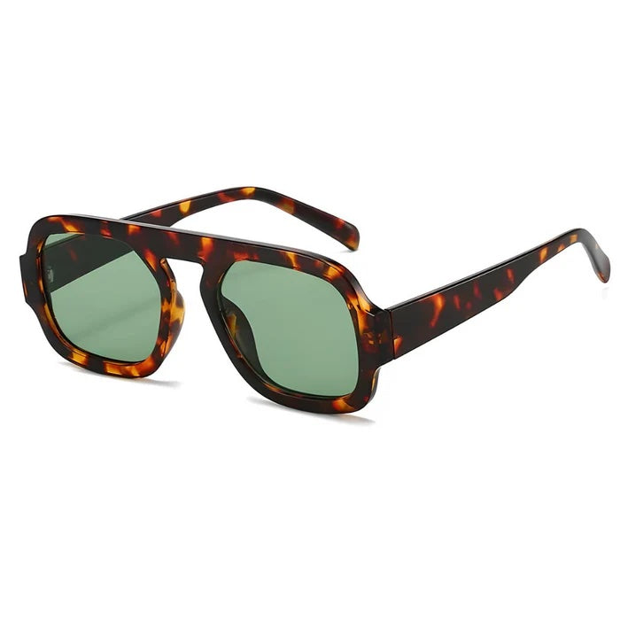 Shady Lady Sloane Sunglasses - Tortoise/ Green