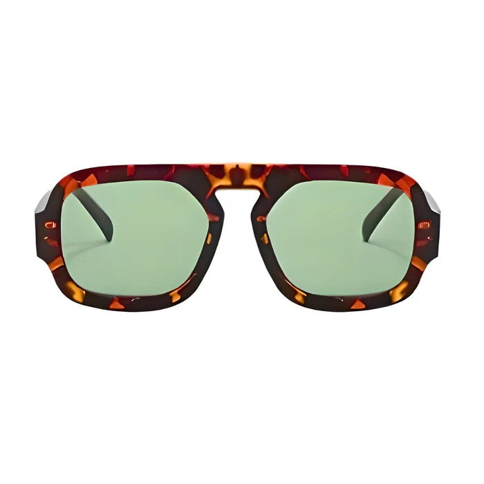 Shady Lady Sloane Sunglasses - Tortoise/ Green