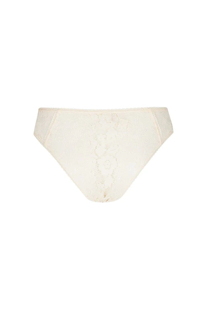 Spell Lux Lisbon Lace Brief - Vintage Cream