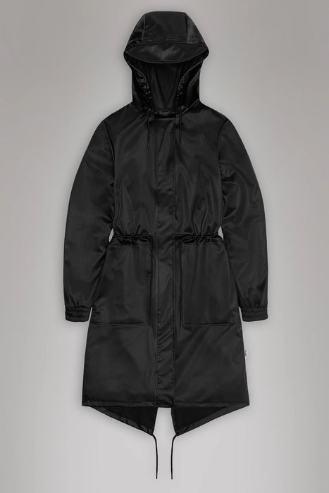 RAINS String W Parka - Black Grain