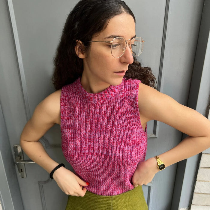 Airy Vest Top - Red