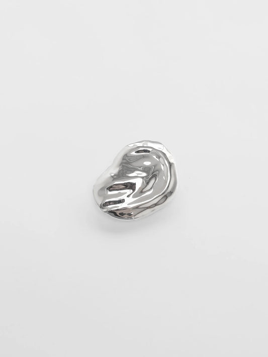 Wolf Circus Bean Barrette - Silver