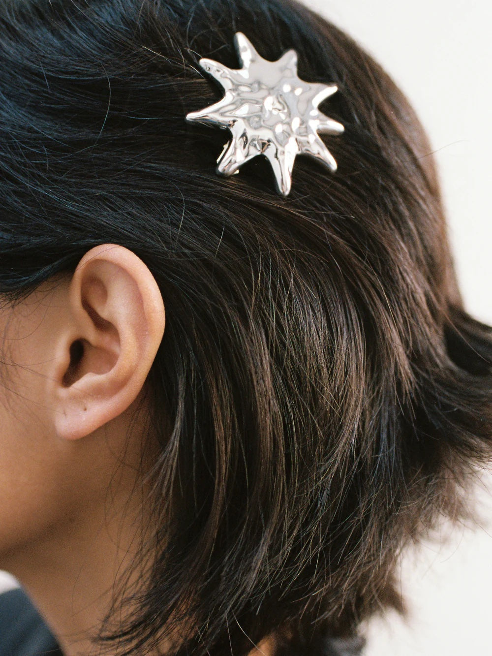 Wolf Circus Sun Barrette - Silver